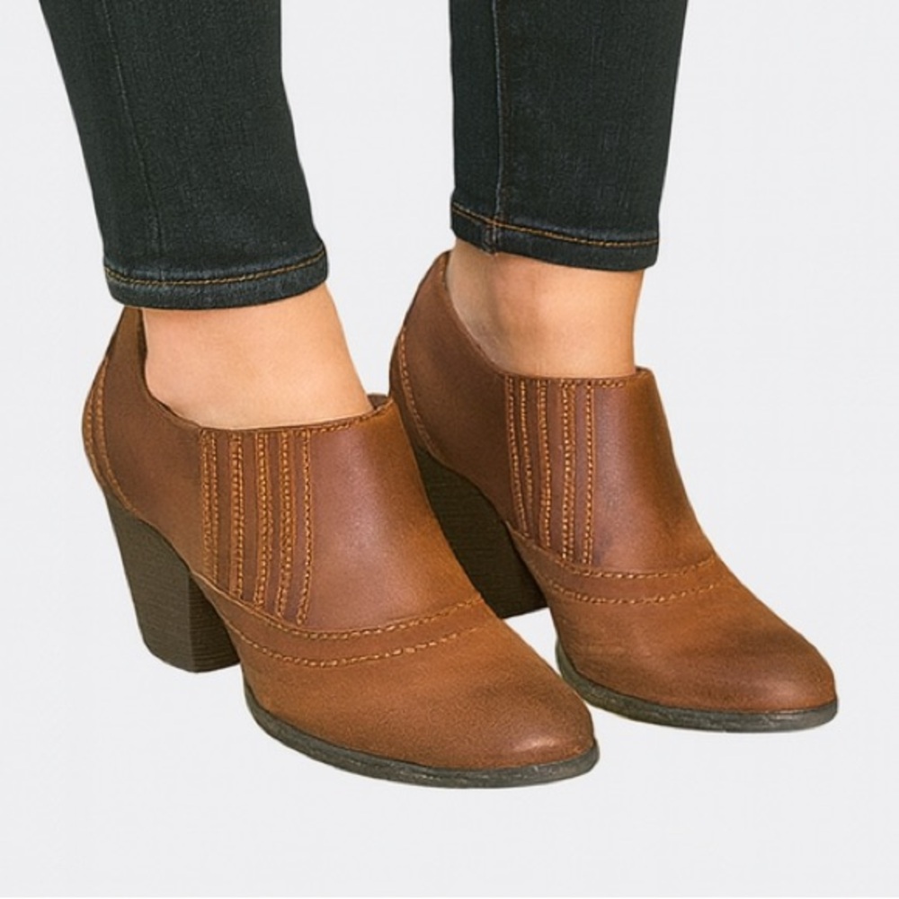 Brown Heeled Boots for Women